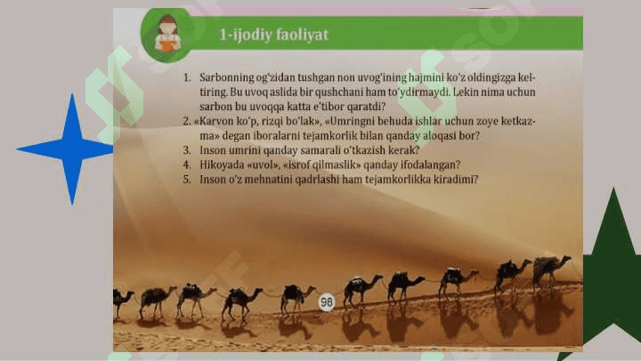 TEJAMKORLIK - YAXSHI FAZILAT 6