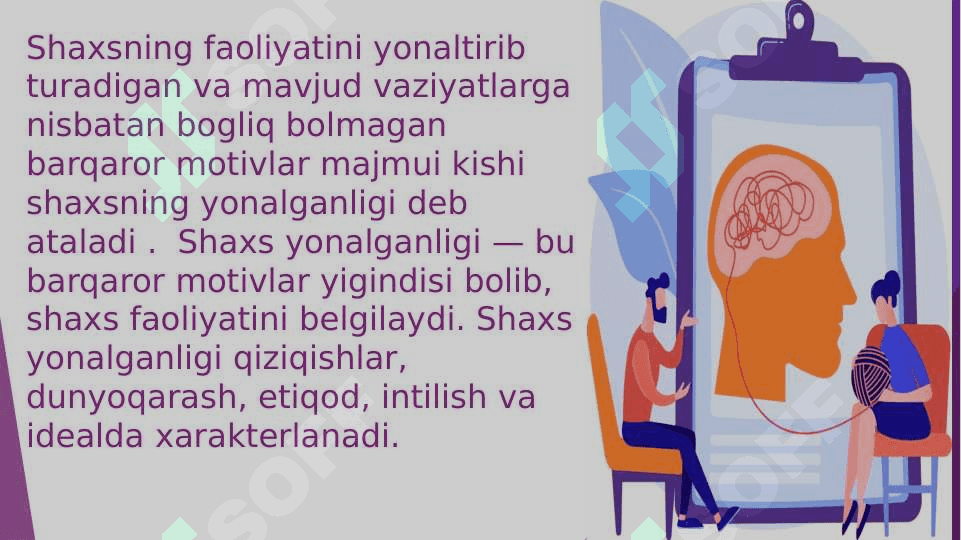 Shaxsni yo`nalganligini o`rganish. 3