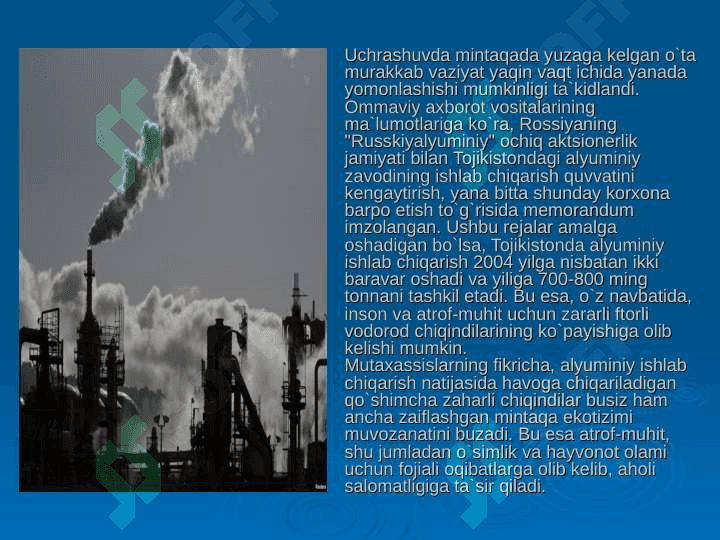 SURXONDARYO VILOYATINING EKOLOGIK  MUAMMOLARI.SURXONDARYO VILOYATINING EKOLOGIK  MUAMMOLARI. 3