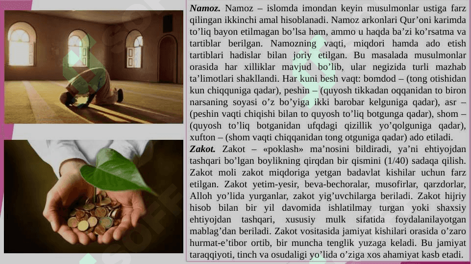 Islom oqimlari va yoʻnalishlarining paydo bo‘lishi sabablari, eʼtiqodidagi bo‘linishlarning sabablari va oqibatlari 5