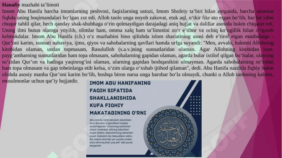 Islom oqimlari va yoʻnalishlarining paydo bo‘lishi sabablari, eʼtiqodidagi bo‘linishlarning sabablari va oqibatlari 8