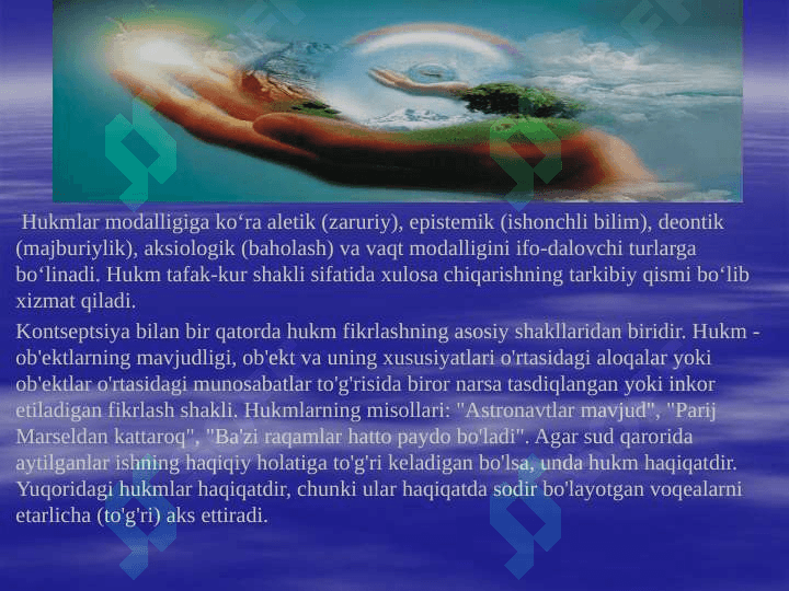 HUKM TAFAKKUR SHAKLI SIFATIDA O`RGANISH 6