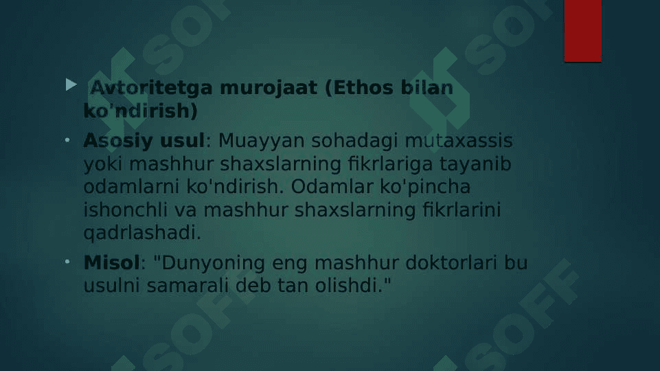 KO’NDIRISHNING OG’ZAKI TA’SIR ETISH TURLARI 5