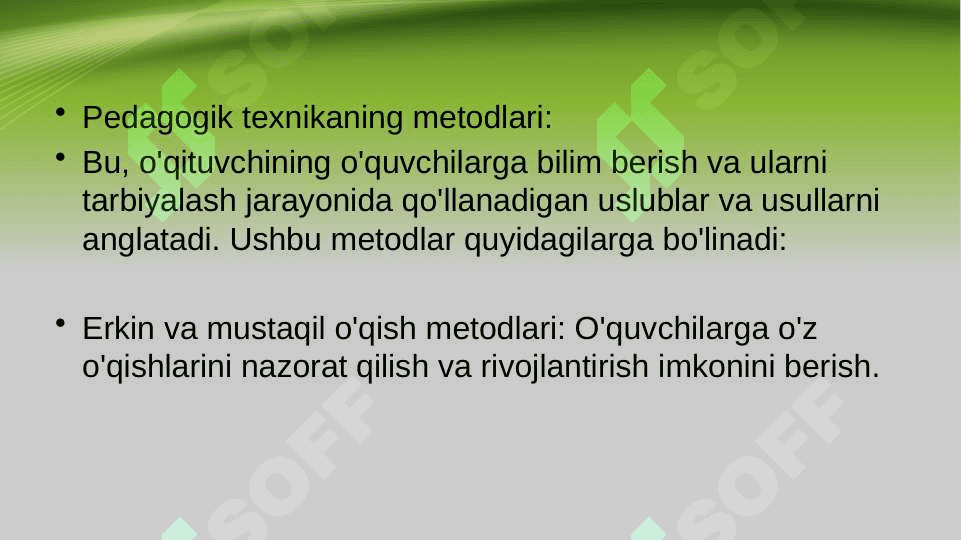 PEDAGOGIK TEXNIKANING ASOSIY TARKIBIY QISMLARI 4