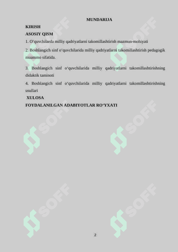 BOSHLANGʻICH SINF OʻQUVCHILARIDA MILLIY GʻURURNI TARKIB TOPTIRISH 2