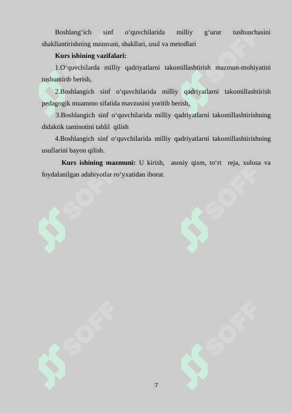 BOSHLANGʻICH SINF OʻQUVCHILARIDA MILLIY GʻURURNI TARKIB TOPTIRISH 7