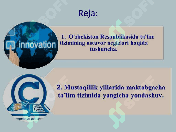 MUSTAQILLIK YILLARIDA MAKTABGACHA TA`LIM TIZIMIDA YANGICHA YONDASHUV 2