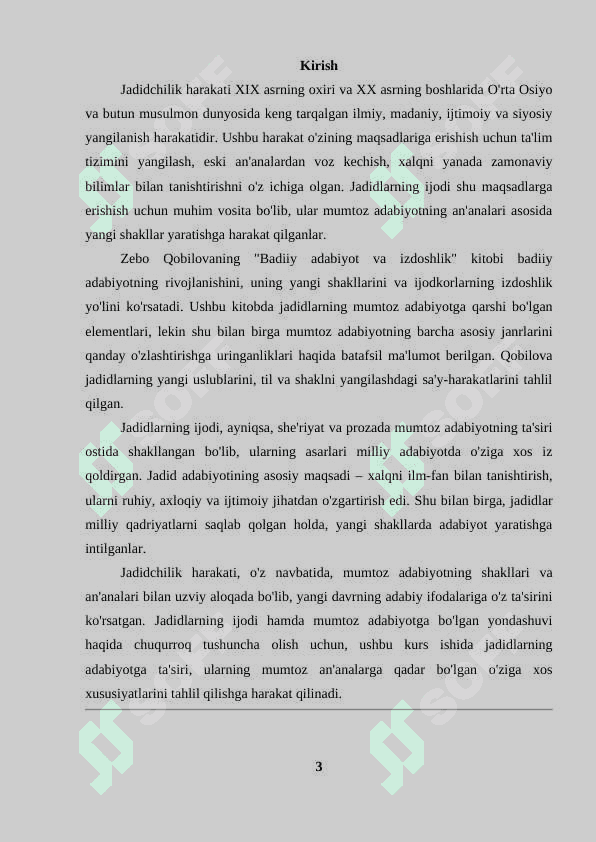 Jadidlar ijodida mumtoz adabiyot an’analari. 3