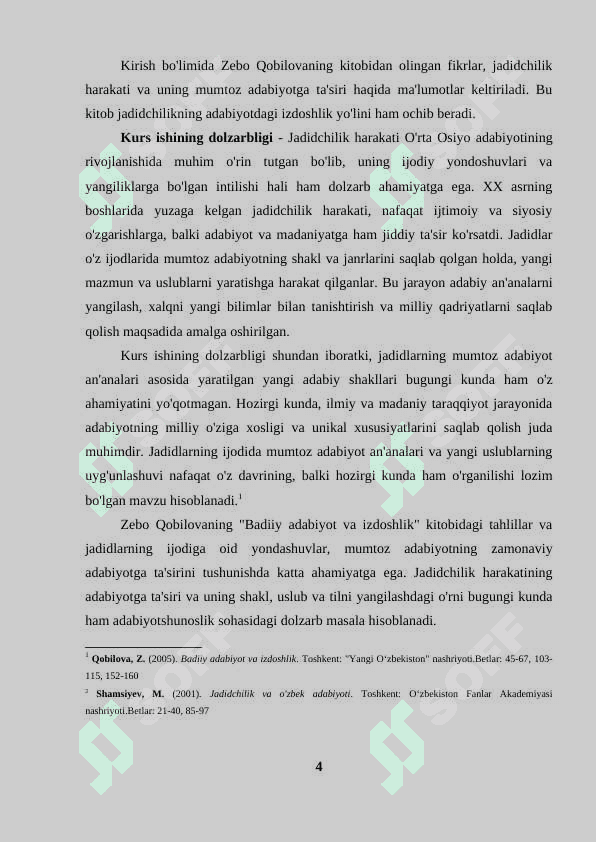 Jadidlar ijodida mumtoz adabiyot an’analari. 4