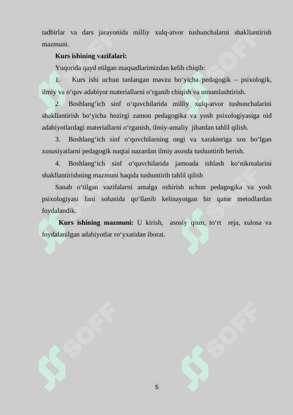 SINF JAMOASINI SHAKLLANTIRISHNING ASOSIY BOSQICHLARI 5