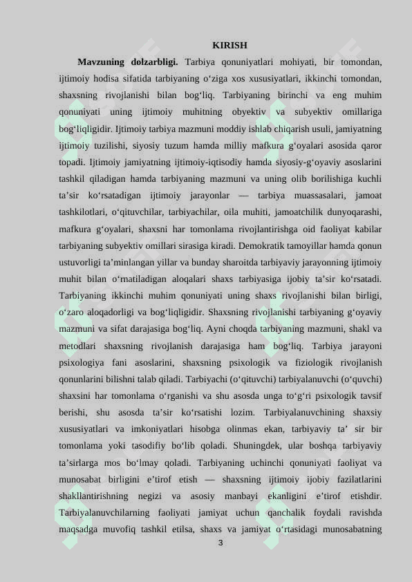 TARBIYAVIY JARAYONDA G‘OYAVIY SIYOSIY, AXLOQIY TARBIYANI TASHKIL ETISH 3