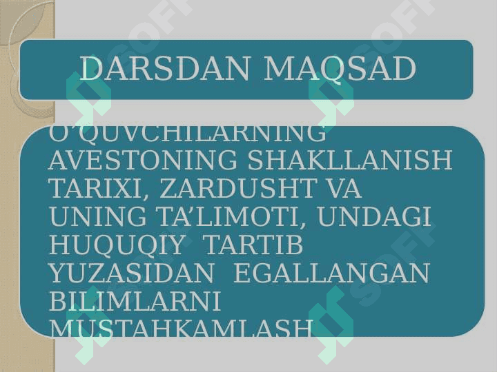 Avesto O’zbekiston tarixi bo’yicha eng muhim manba 3