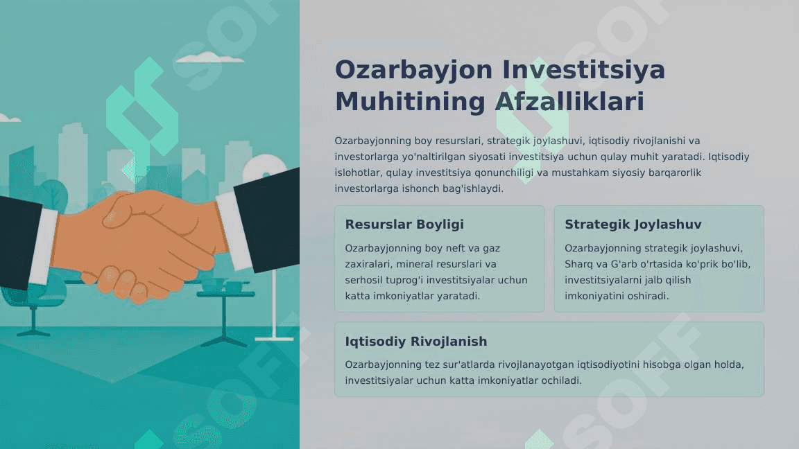Ozarbayjon davlatining investatsiya tahlili 6