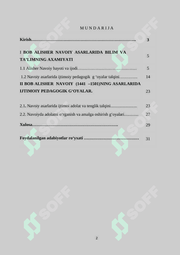 Alisher  Navoiy  (1441  –1501)ning asarlarida ijtimoiy pedagogik g‘oyalar. 2