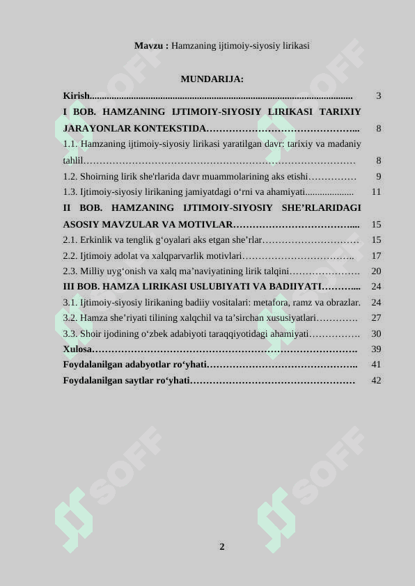 Hamzaning ijtimoiy-siyosiy lirikasi 2