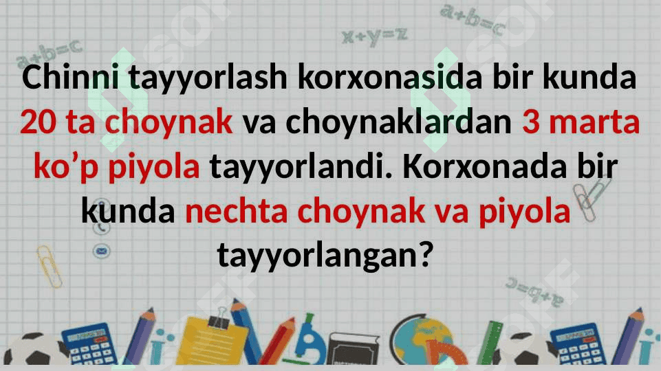 2-3-sinflar uchun masalalar 3