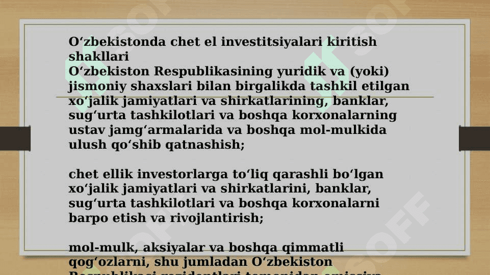 Investitsiyalarni jalb etishning asosiy determinantlari 7