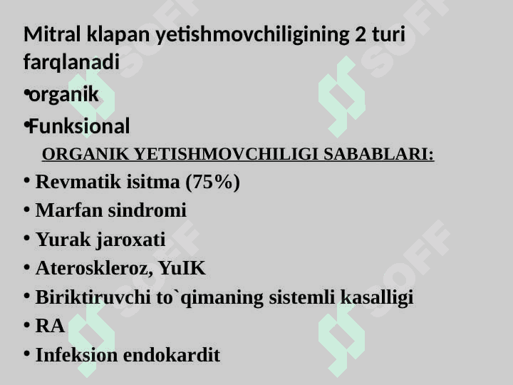 YURAK ORTTIRILGAN NUQSONLARI 8