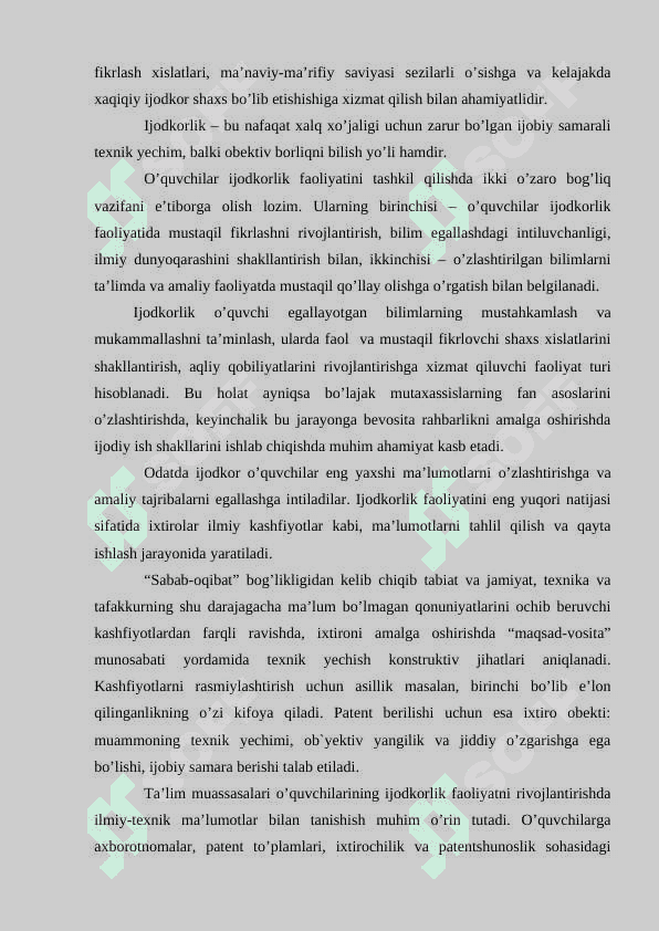 ILMIY IJODKORLIK JARAYONIDA MANTIQIY VA INTUITIV TAFAKKURNING AXAMIYATI 3