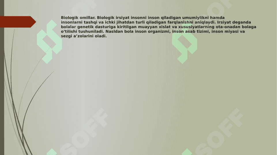 INSON PATALOGIYASIDA BIOLOGIK VA IJTIMOIY EKOLOGIK OMILLARNING AHAMYATI. TASHQI  MUHIT KASALLIK CHAQIRUVCHI OMILLAR 2
