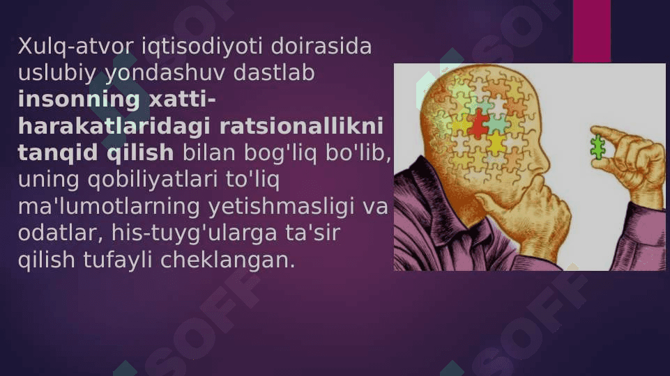 XULQ-ATVOR IQTISODIYOTI NAZARIYASINING METODOLOGIYASI 8