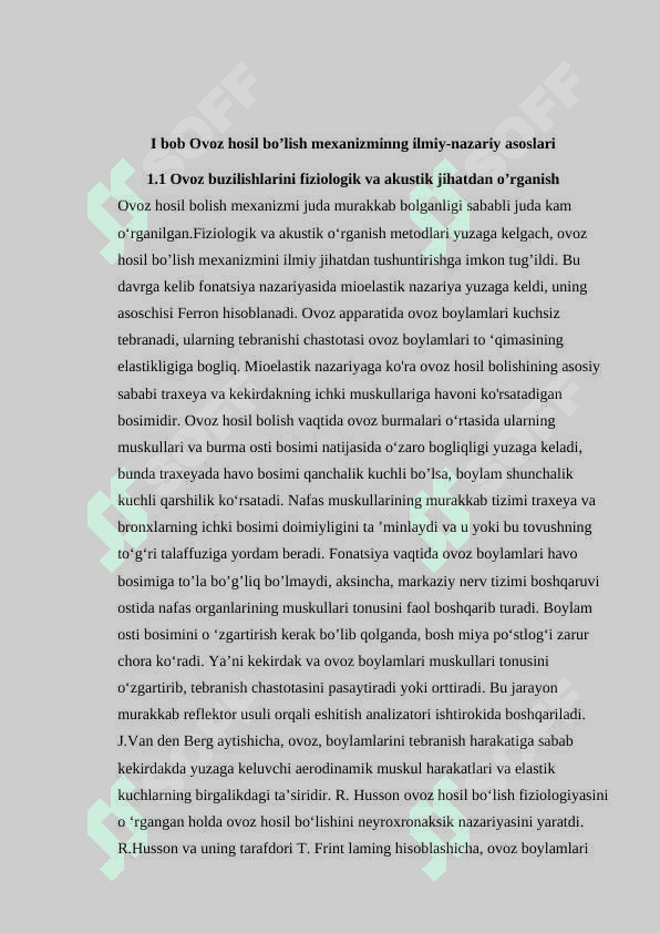 Ovoz buzilishlari va uni bartaraf etish usullari 5
