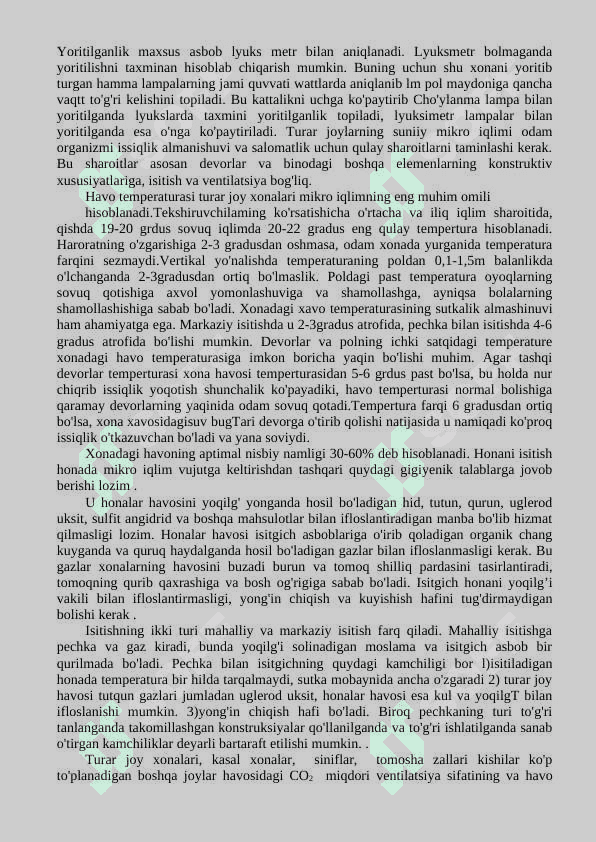 Umumiy gigiyena va ekologiya fanidan ma'ruza matni 2024 7
