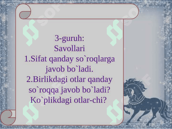 Sifat yasovchi qo`shimchalar 8