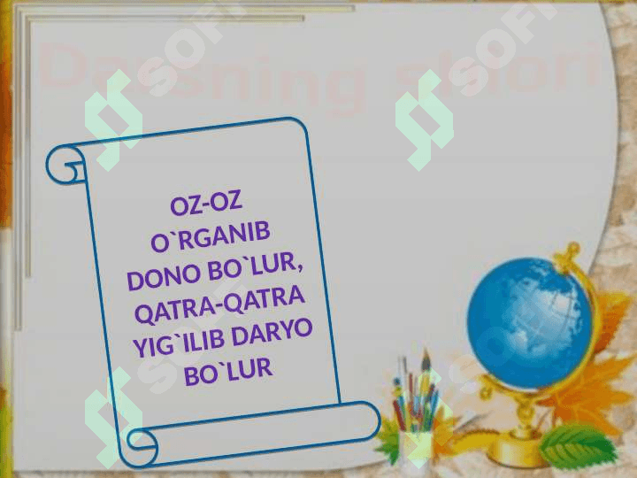 Shaxs va narsa belgisini bildirgan so`zlar 3