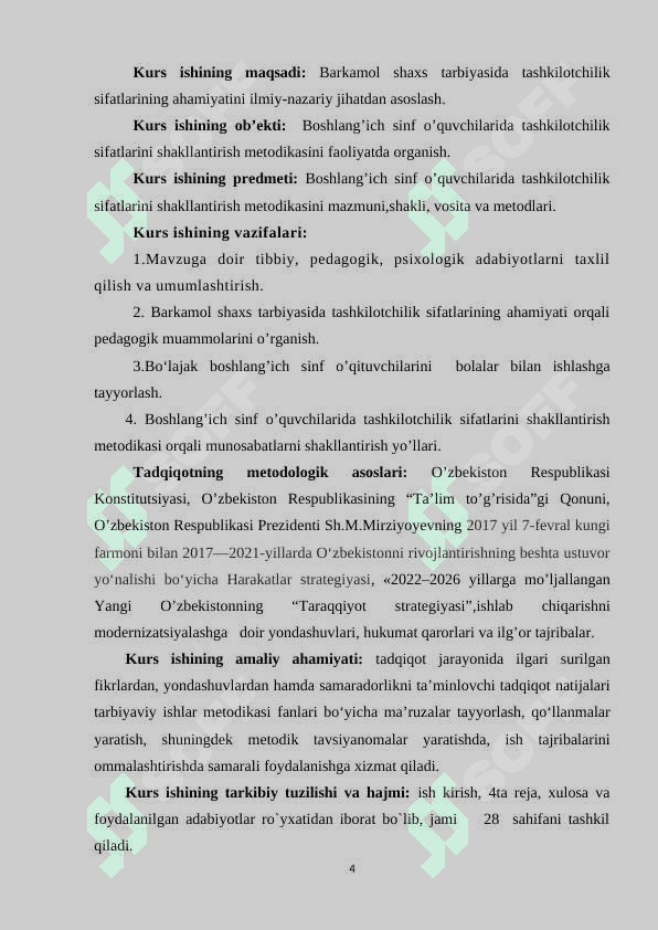 TASHKILOTCHI VA OʻQUVCHILARNING OʻZ-OʻZINI BOSHQARISH ISHLARINING METODIKASI 4