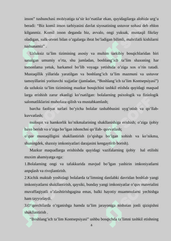 TASHKILOTCHI VA OʻQUVCHILARNING OʻZ-OʻZINI BOSHQARISH ISHLARINING METODIKASI 6
