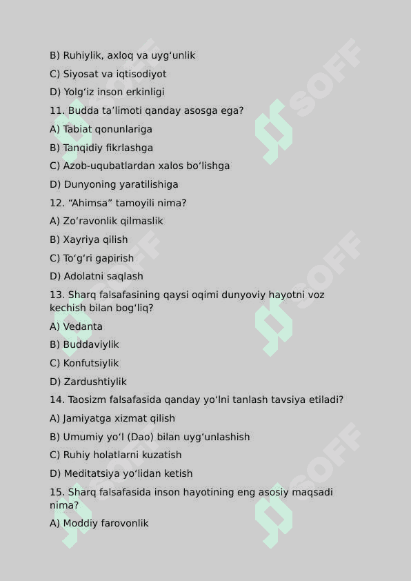 Sharq falsafasining rivojlanish bosqichlari 3