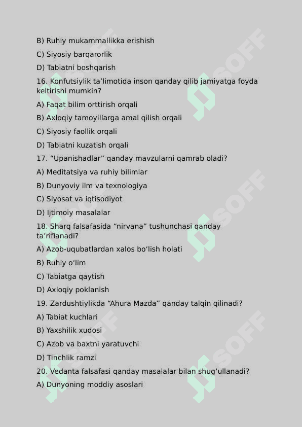 Sharq falsafasining rivojlanish bosqichlari 4