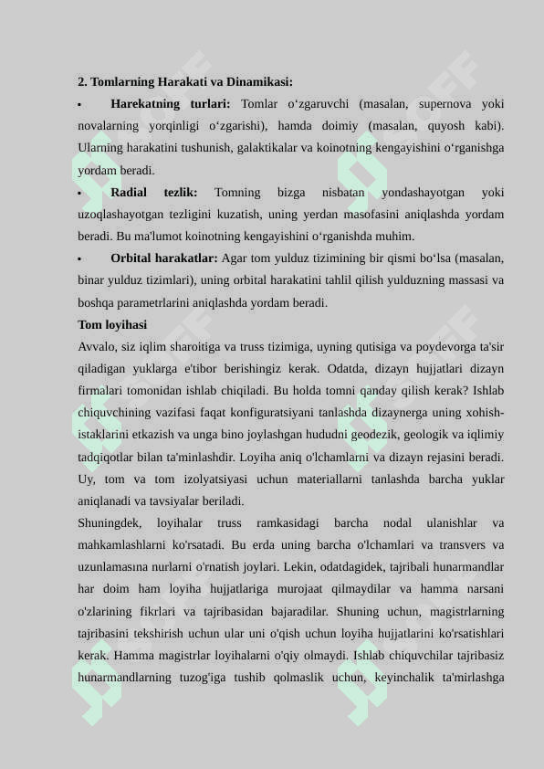Tomlarni tahlil qilish 4