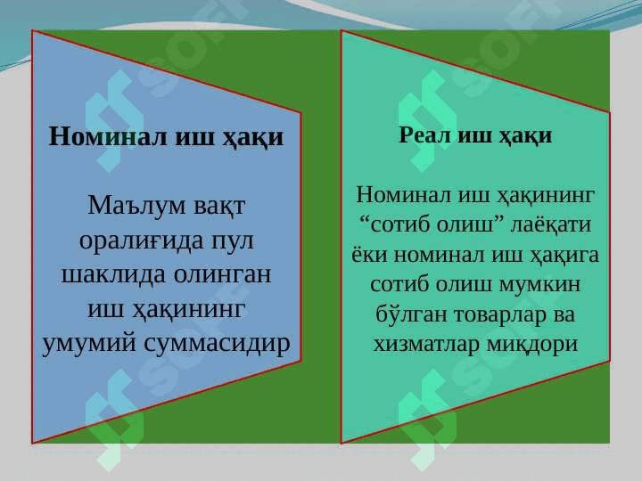 Омилли даромадлар ва иш хақининг шаклланиши. Ишчи кучи бозори ва бандлик 5