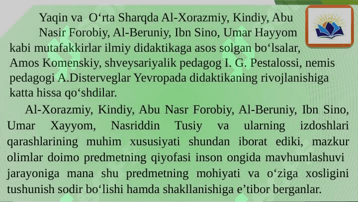 DIDAKTIKA-TA’LIM NAZARIYASI 3