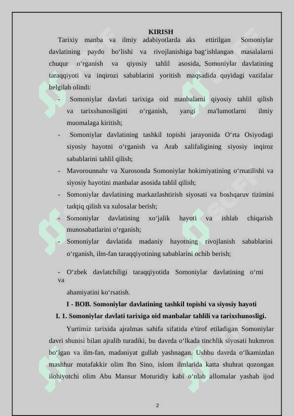 Somoniylar davlatining tashkil topishi va siyosiy hayoti 2
