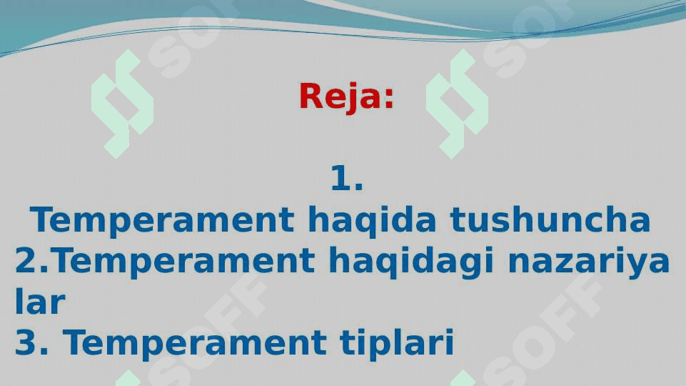 Shaxs temperamentini tadqiq etish metodlari 2