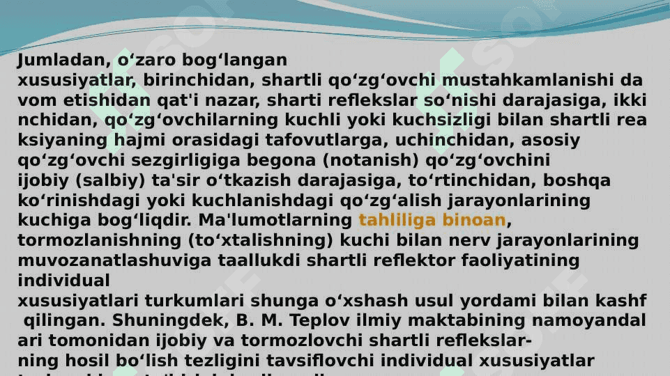 Shaxs temperamentini tadqiq etish metodlari 4