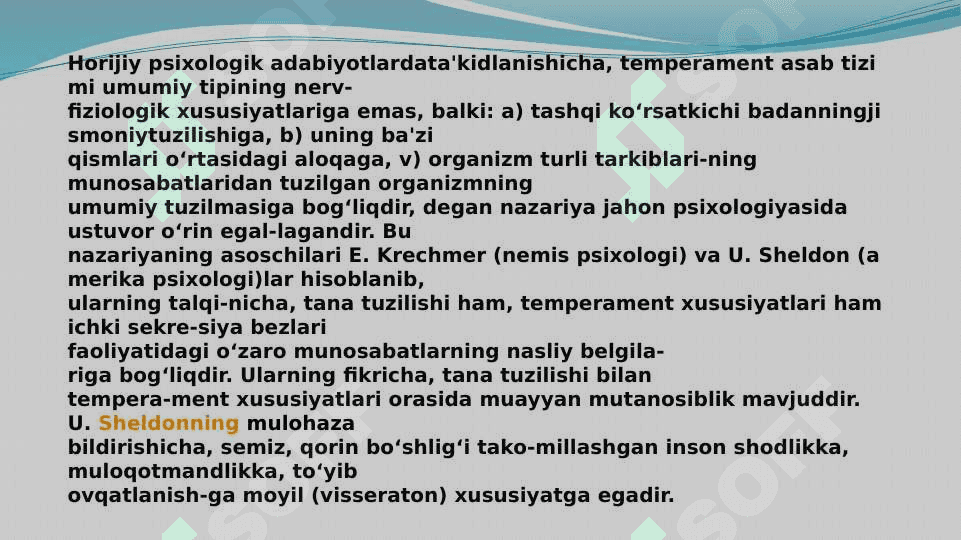 Shaxs temperamentini tadqiq etish metodlari 7