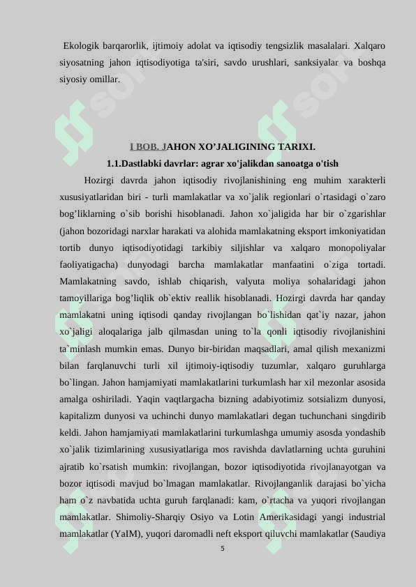 JAHON XO’JALIGI VA UNING EVOLYUTSIYASI 5
