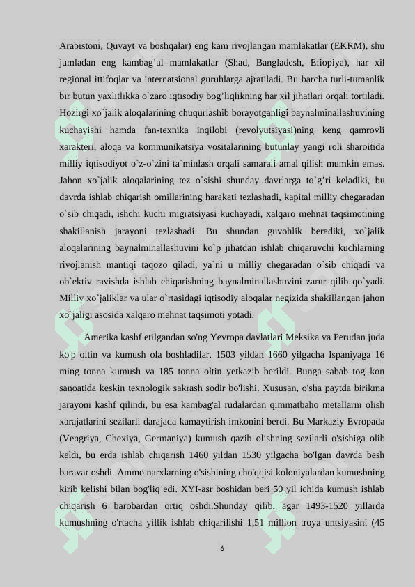JAHON XO’JALIGI VA UNING EVOLYUTSIYASI 6