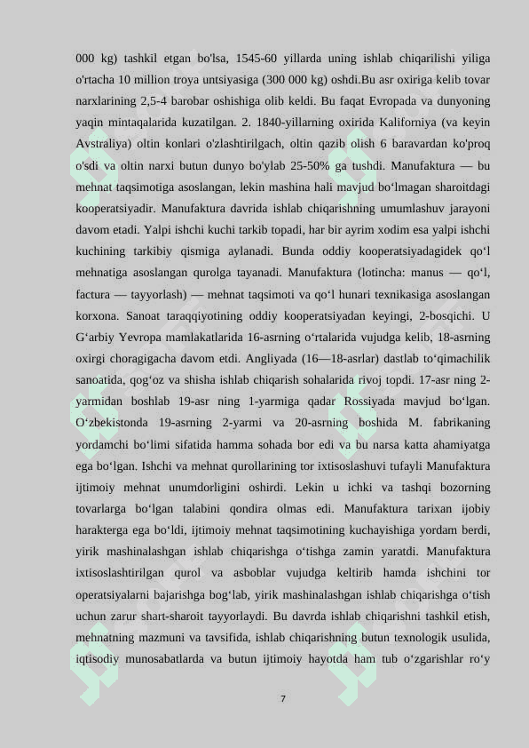 JAHON XO’JALIGI VA UNING EVOLYUTSIYASI 7