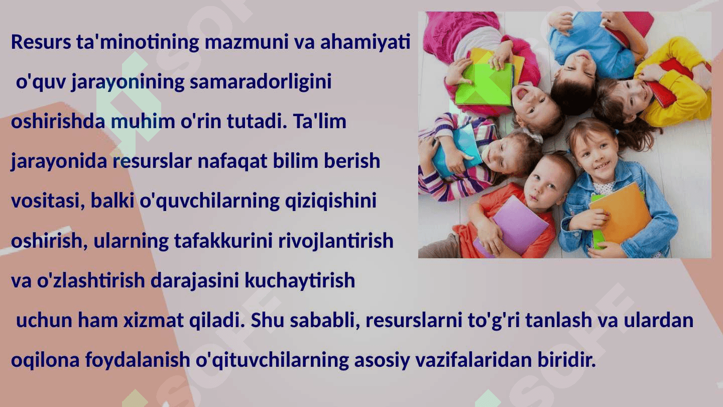 Ilk qadam o'quv dasturi bo'yicha resurs ta'minoti 2
