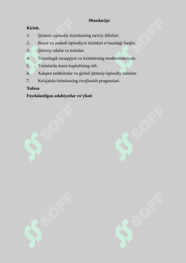 Ijtimoiy-iqtisodiy tizimlar 2
