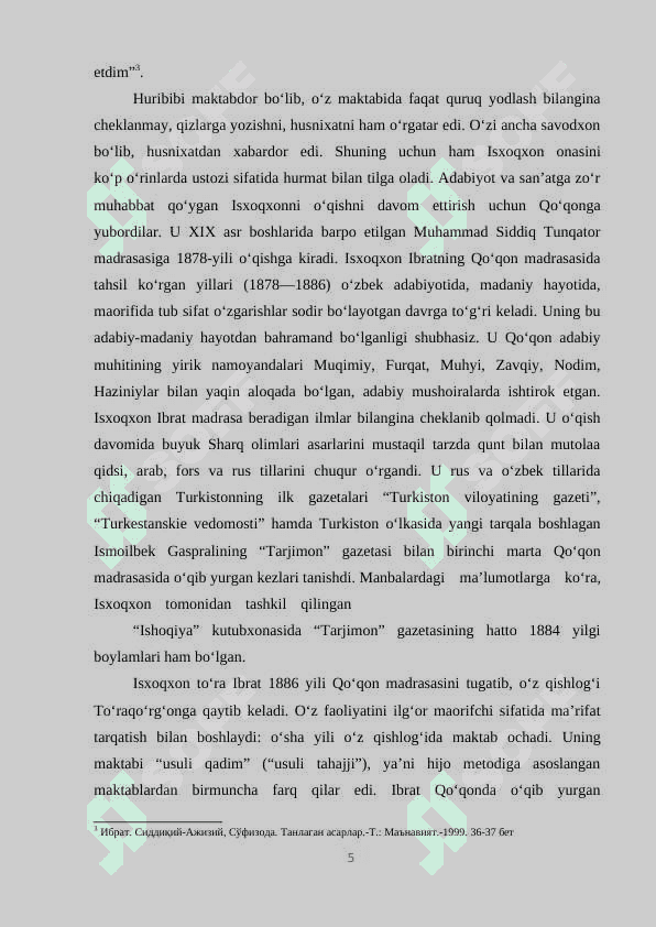 Ibratning Farg'ona tarixi asari 5