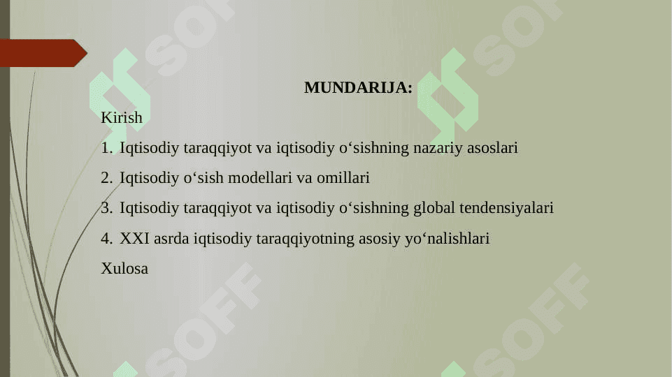 Iqtisodiy taraqqiyot va iqtisodiy osish 2