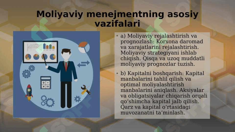 Moliyaviy menejmentning maqsad va vazifalari 4