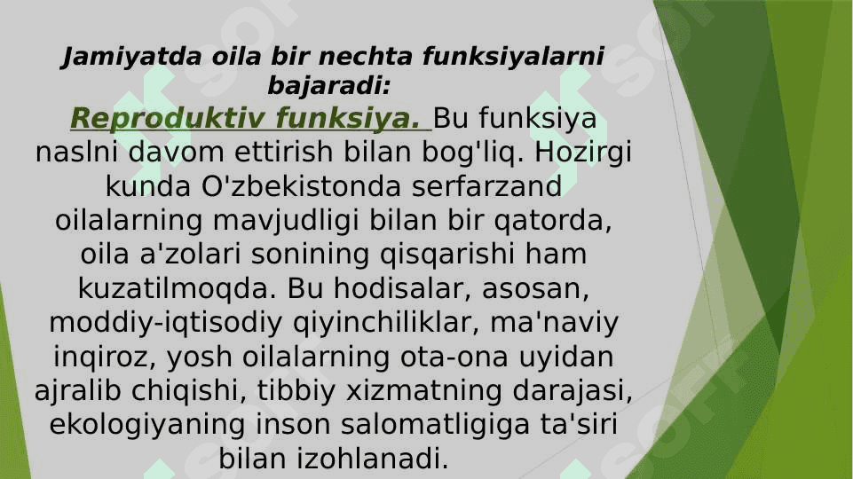 Oila tiplari va ijtimoiy funksiyalari 6