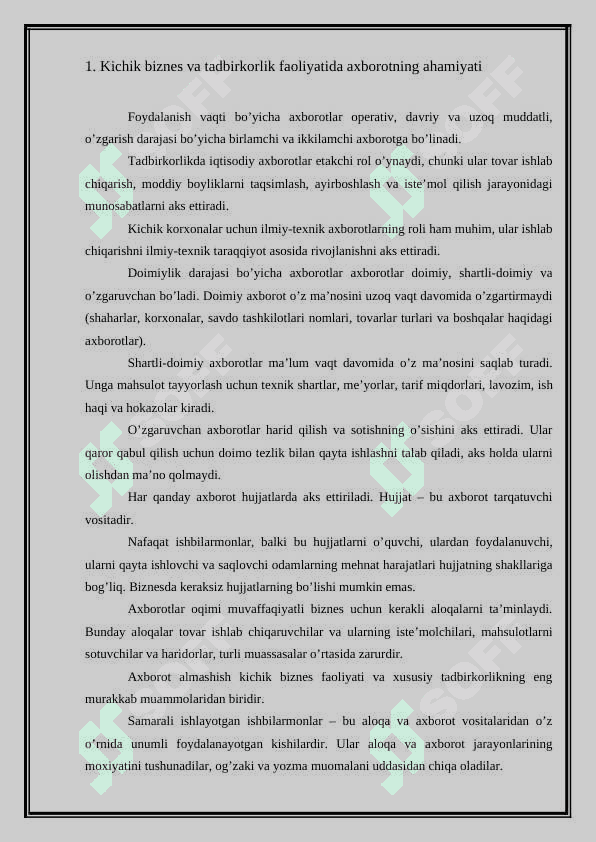 BIZNESDA YURITISHDA AXBOROTLARNING AHAMIYATI VA TURLARI 3